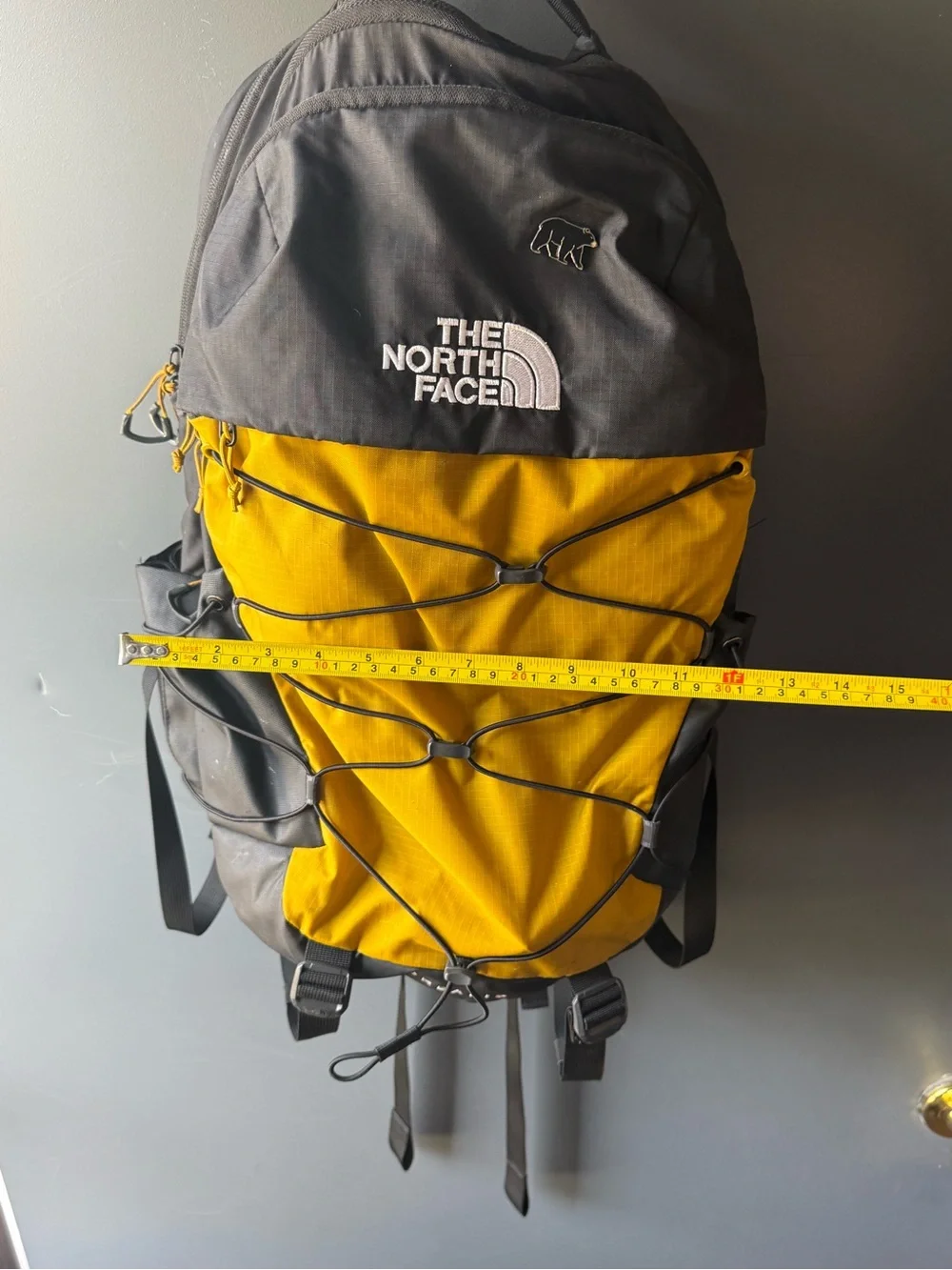The North Face Two-Tone Yellow and Black Daypack Backpack 31L